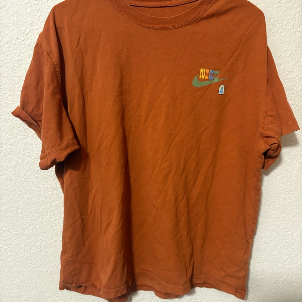Nike Men's Rust Orange Short Sleeve Tee
